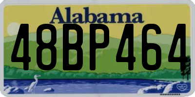 AL license plate 48BP464