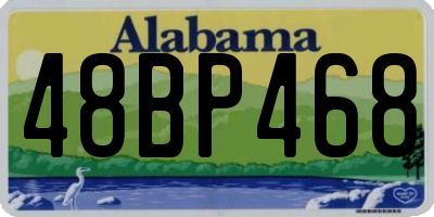 AL license plate 48BP468