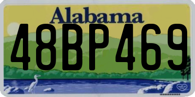 AL license plate 48BP469