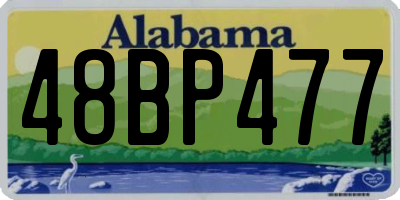 AL license plate 48BP477