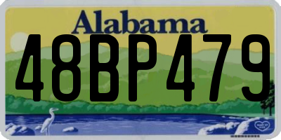 AL license plate 48BP479