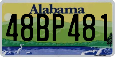 AL license plate 48BP481