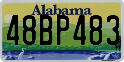 AL license plate 48BP483