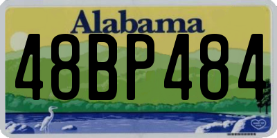 AL license plate 48BP484
