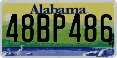 AL license plate 48BP486
