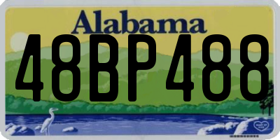 AL license plate 48BP488