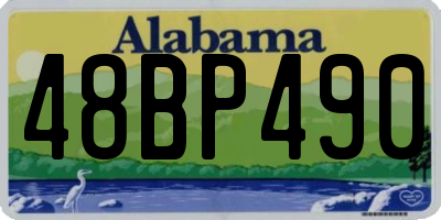 AL license plate 48BP490
