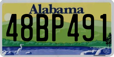 AL license plate 48BP491