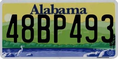 AL license plate 48BP493