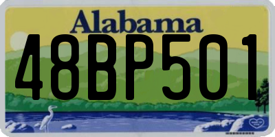 AL license plate 48BP501