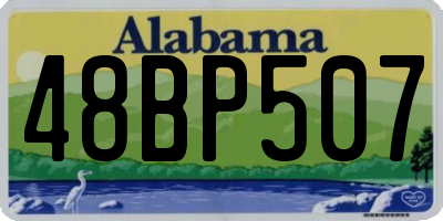 AL license plate 48BP507