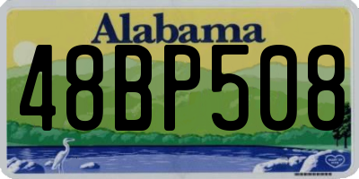 AL license plate 48BP508