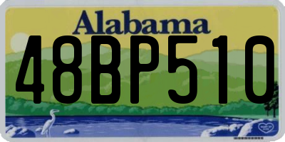 AL license plate 48BP510