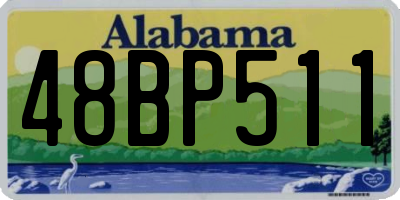 AL license plate 48BP511