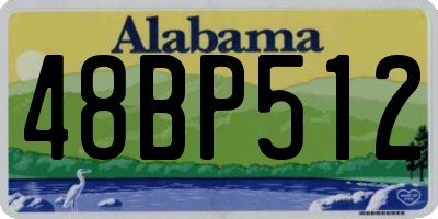 AL license plate 48BP512