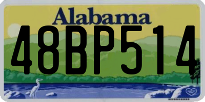 AL license plate 48BP514