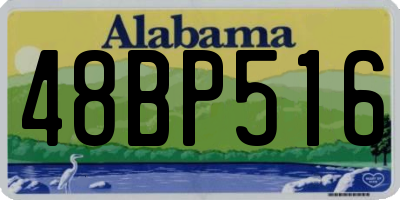 AL license plate 48BP516