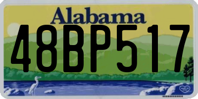 AL license plate 48BP517