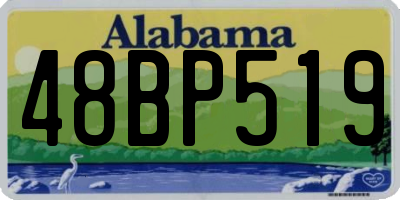 AL license plate 48BP519