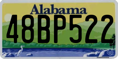 AL license plate 48BP522