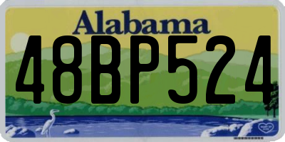 AL license plate 48BP524