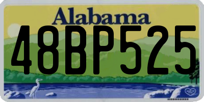 AL license plate 48BP525