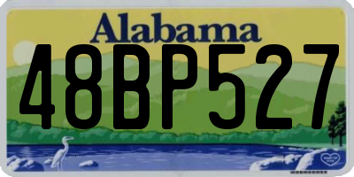 AL license plate 48BP527