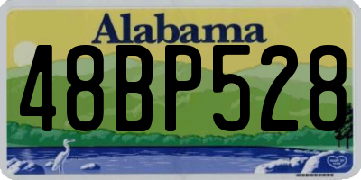 AL license plate 48BP528