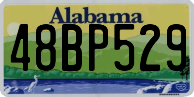 AL license plate 48BP529