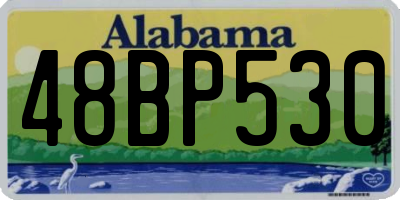 AL license plate 48BP530