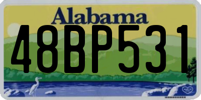 AL license plate 48BP531