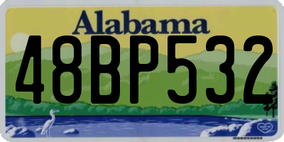 AL license plate 48BP532