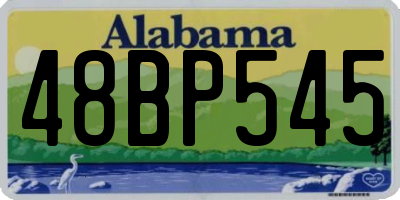 AL license plate 48BP545