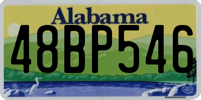 AL license plate 48BP546