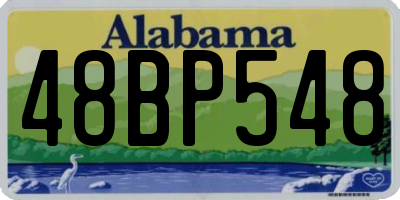 AL license plate 48BP548