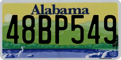 AL license plate 48BP549