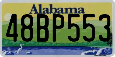 AL license plate 48BP553