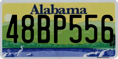 AL license plate 48BP556