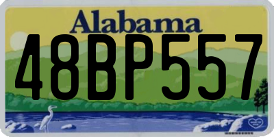 AL license plate 48BP557