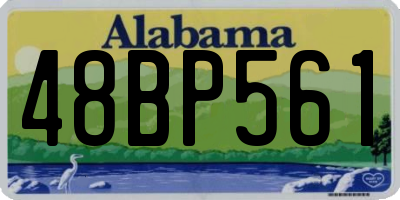 AL license plate 48BP561