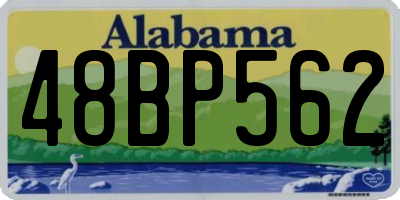 AL license plate 48BP562