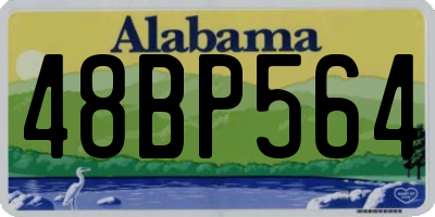 AL license plate 48BP564