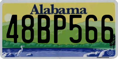 AL license plate 48BP566