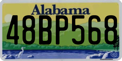 AL license plate 48BP568