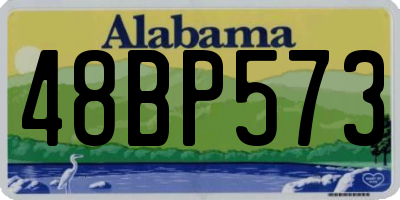AL license plate 48BP573