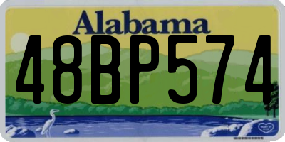 AL license plate 48BP574