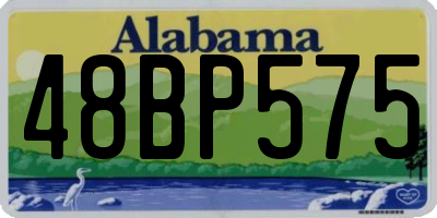 AL license plate 48BP575
