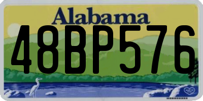AL license plate 48BP576