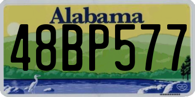 AL license plate 48BP577