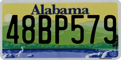 AL license plate 48BP579